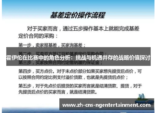 霍伊伦在比赛中的角色分析：挑战与机遇并存的战略价值探讨